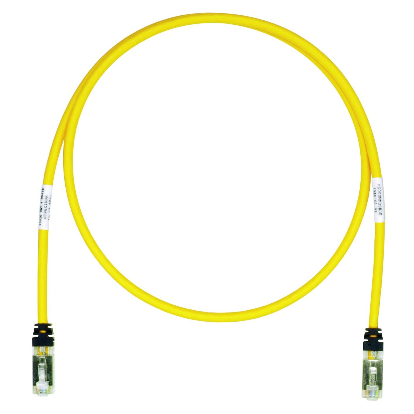 Amazon.com: Panduit STP6X5MYL Cat6A Shielded Patch Cord Cable